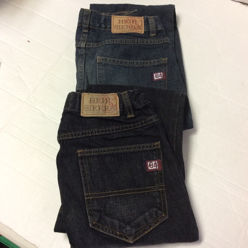 High Sierra Boys #2 Black/Antique Wash Jeans, Sz12